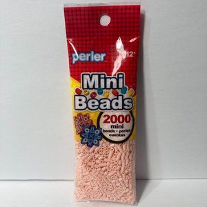 Perler Peach Mini Beads 39 Packs (2000 Beads per Pack) Craft Beads Small